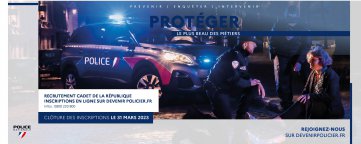 La police nationale recrute des cadets de la République